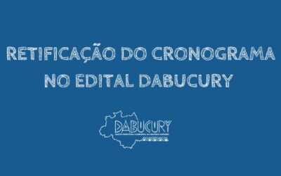 Dabucury publica retificação de datas do edital