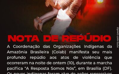Nota de repúdio aos atos de violência no acampamento terra livre 2025